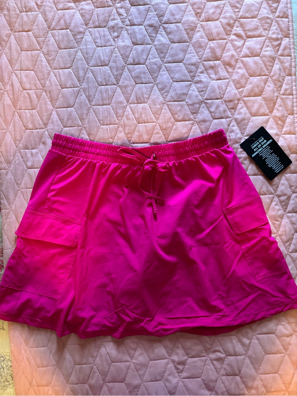 Swimsuits For All Hot Pink Cargo Skirt